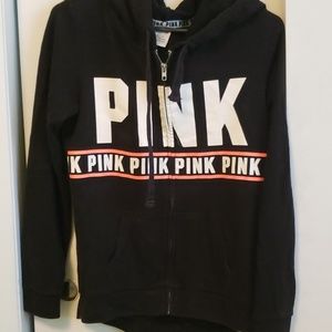 Pink zip up